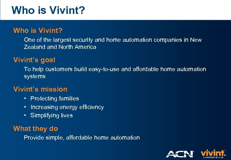 Who is Vivint? One of the largest security and home automation companies in New
