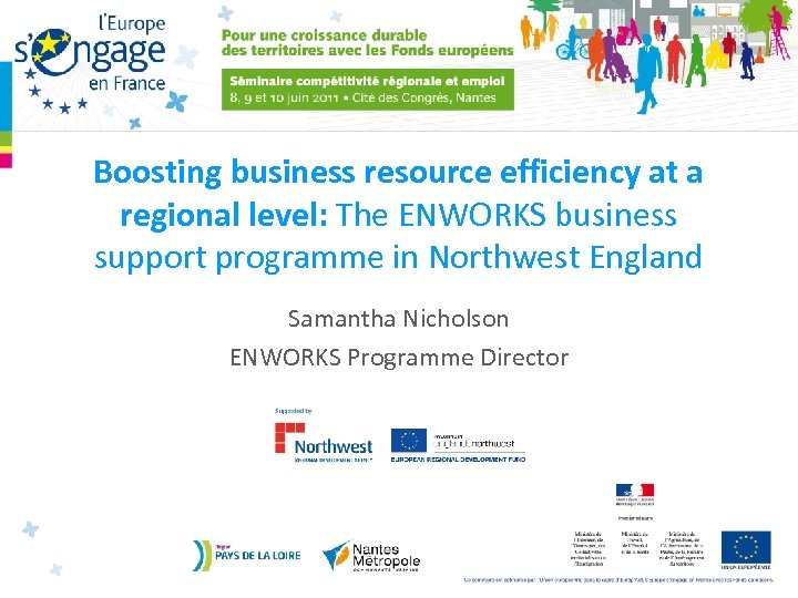 Boosting business resource efficiency at a regional level: The ENWORKS business support programme in