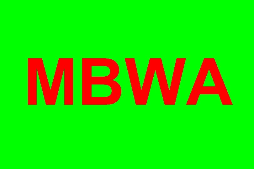 MBWA 