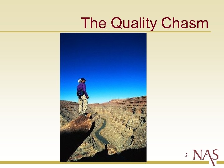 The Quality Chasm 2 