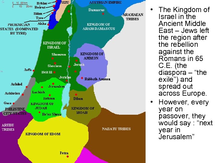  • The Kingdom of Israel in the Ancient Middle East – Jews left