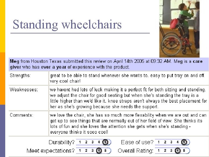 Standing wheelchairs 