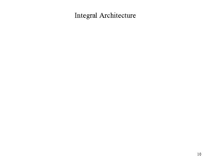 Integral Architecture 10 