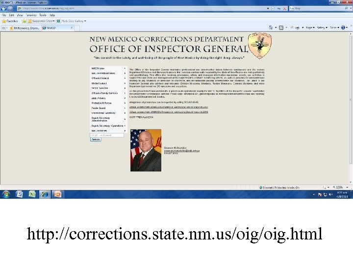 http: //corrections. state. nm. us/oig. html 