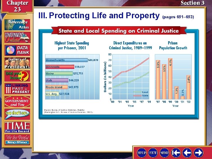 III. Protecting Life and Property (pages 651– 653) 