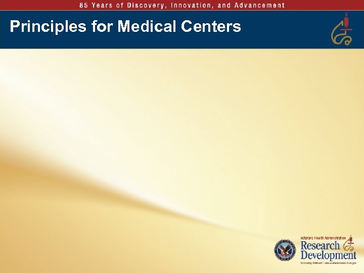 Principles for Medical Centers 
