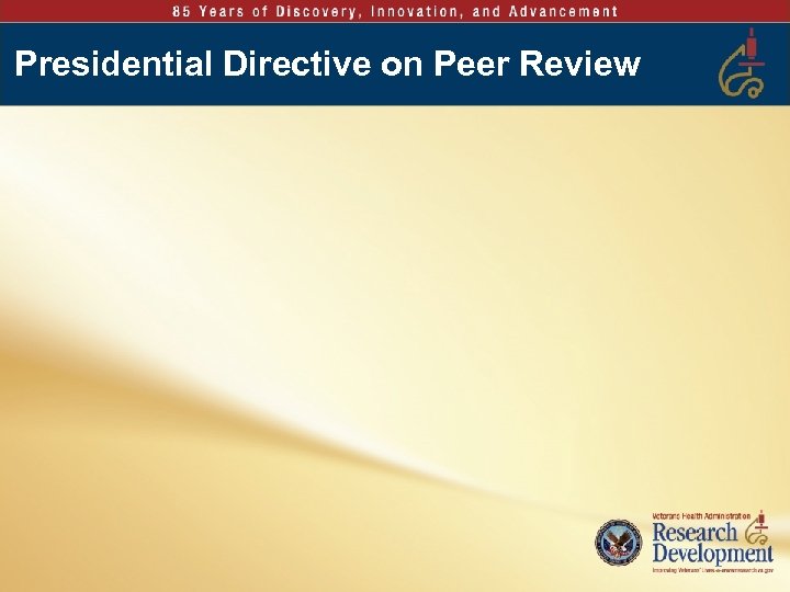 Presidential Directive on Peer Review 