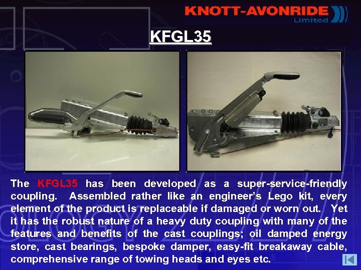 KFGL 35 The KFGL 35 has been developed as a super-service-friendly coupling. Assembled rather