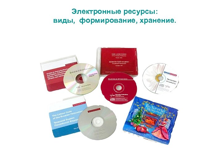Электронные ресурсы: виды, формирование, хранение. 