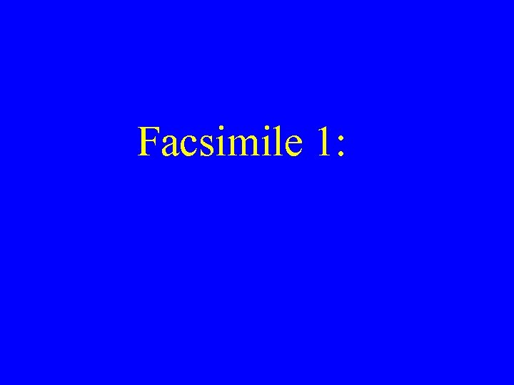 Facsimile 1: 