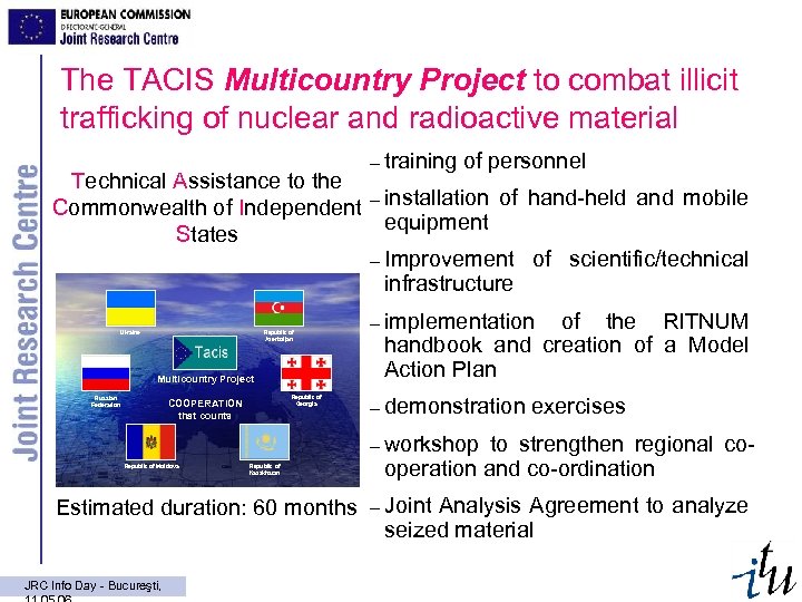 The TACIS Multicountry Project to combat illicit trafficking of nuclear and radioactive material Technical