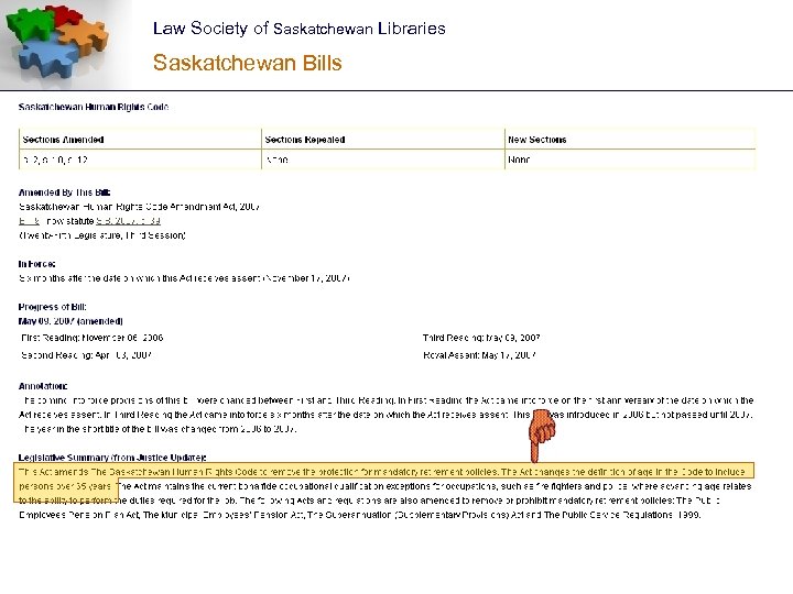 Law Society of Saskatchewan Libraries Saskatchewan Bills 