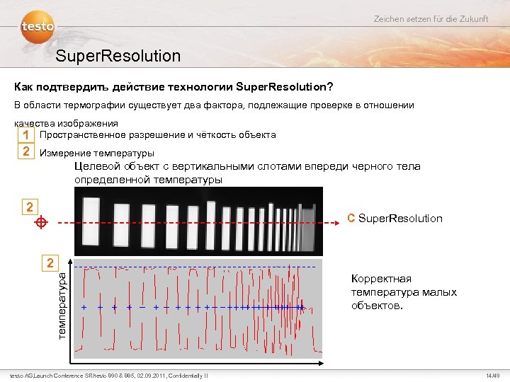 Zeichen setzen für die Zukunft Super. Resolution Как подтвердить действие технологии Super. Resolution? В