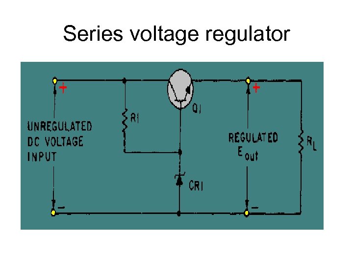 Series voltage regulator 