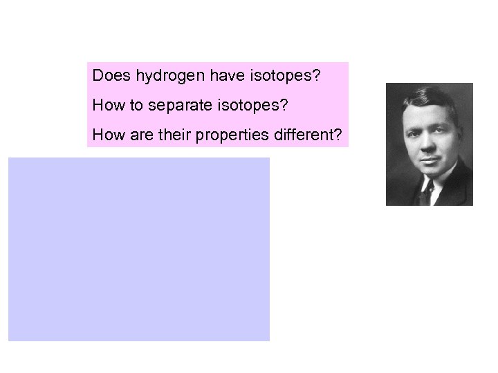 Does hydrogen have isotopes? How to separate isotopes? How are their properties different? 