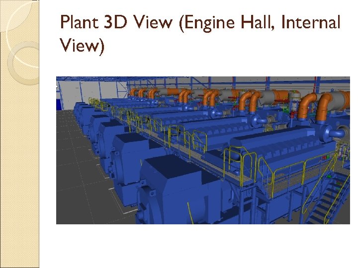 Plant 3 D View (Engine Hall, Internal View) 