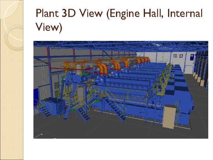Plant 3 D View (Engine Hall, Internal View) 