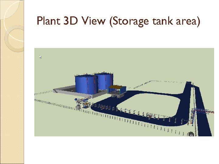 Plant 3 D View (Storage tank area) 