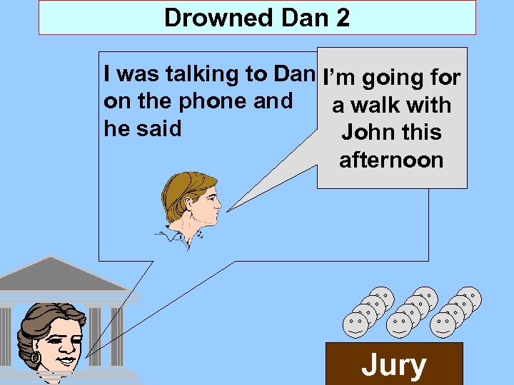 Drowned Dan 2 I was talking to Dan I’m going for on the phone