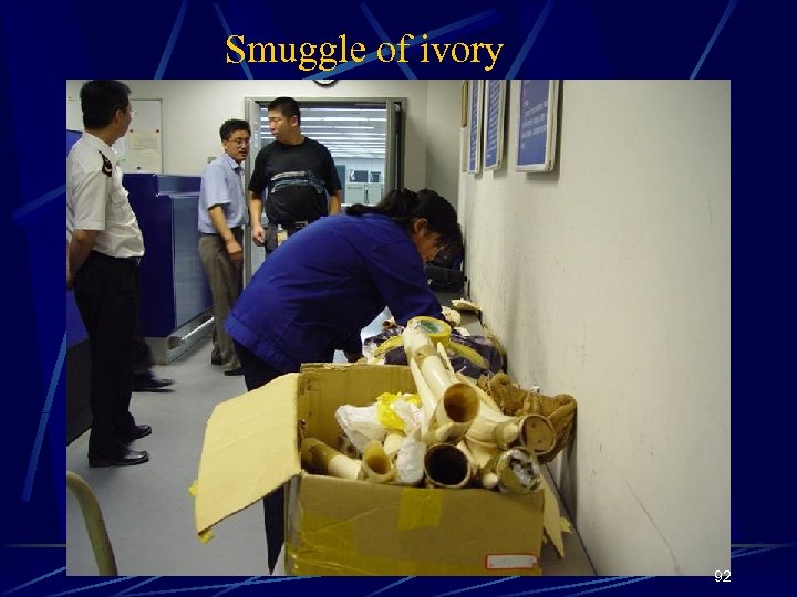 Smuggle of ivory 92 