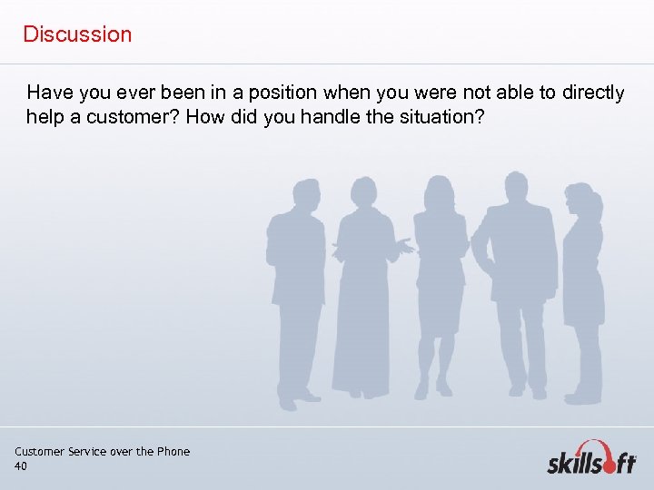 Discussion Have you ever been in a position when you were not able to