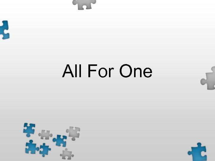 All For One 