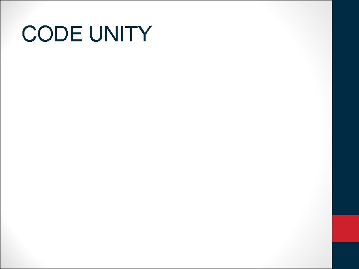 CODE UNITY 