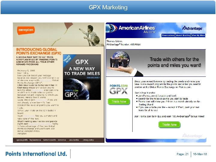 GPX Marketing Page: 21 16 -Mar-18 