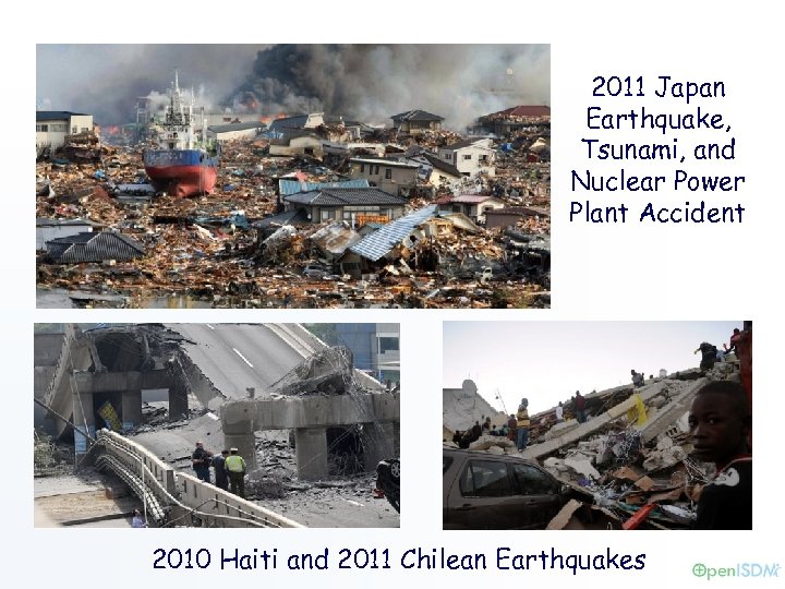 2011 Japan Earthquake, Tsunami, and Nuclear Power Plant Accident 2010 Haiti and 2011 Chilean