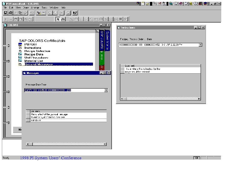 1998 PI System Users’ Conference 