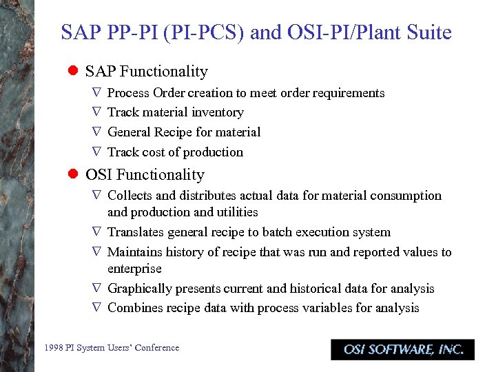 Pi Gateway To Sap R 3 Gretchen M Schwenzer