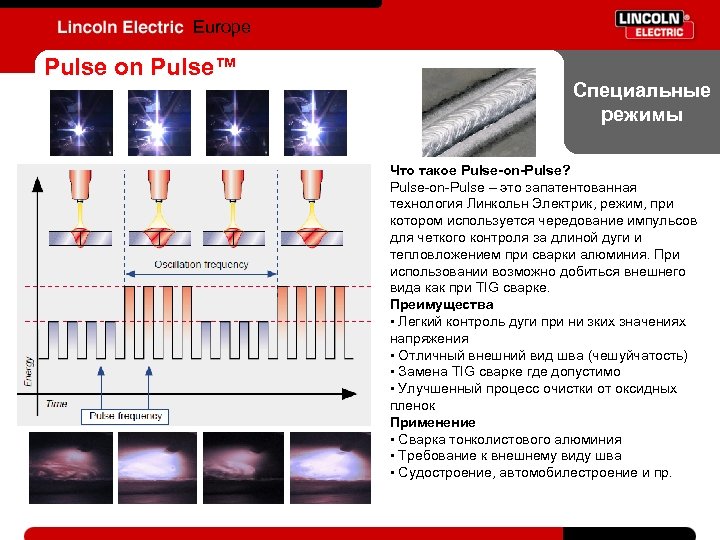 Europe Pulse on Pulse™ Специальные режимы Что такое Pulse-on-Pulse? Pulse-on-Pulse – это запатентованная технология