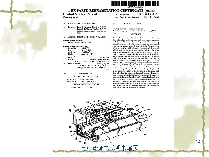 42 再审查证书说明书扉页 