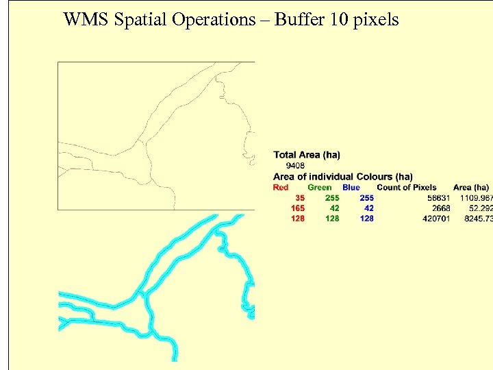 WMS Spatial Operations – Buffer 10 pixels 