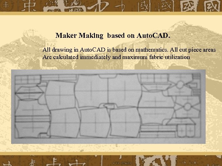 Maker Making based on Auto. CAD. All drawing in Auto. CAD is based on