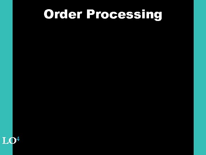 Order Processing LO 4 