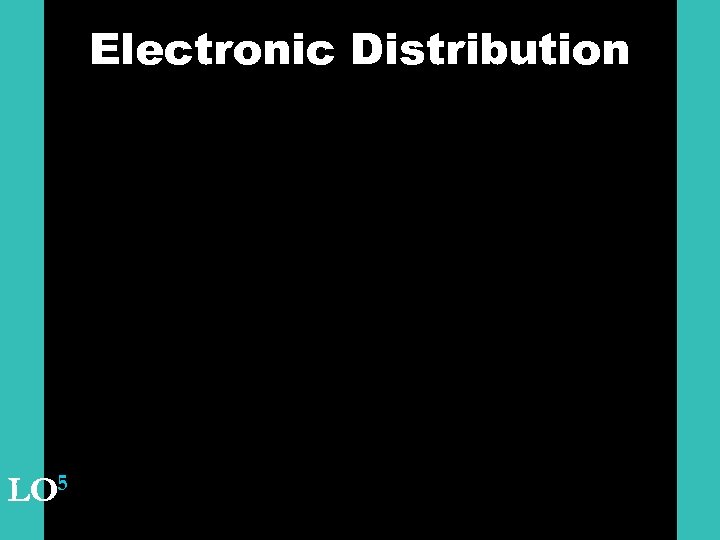 Electronic Distribution LO 5 
