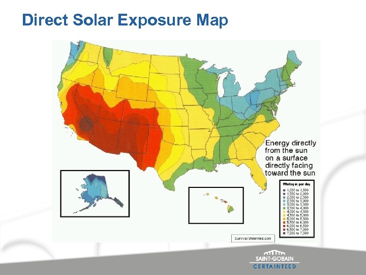 Direct Solar Exposure Map 