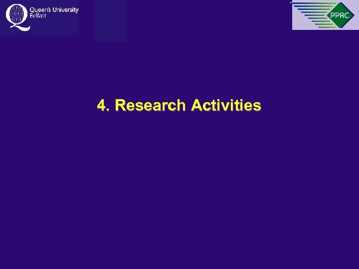 4. Research Activities 