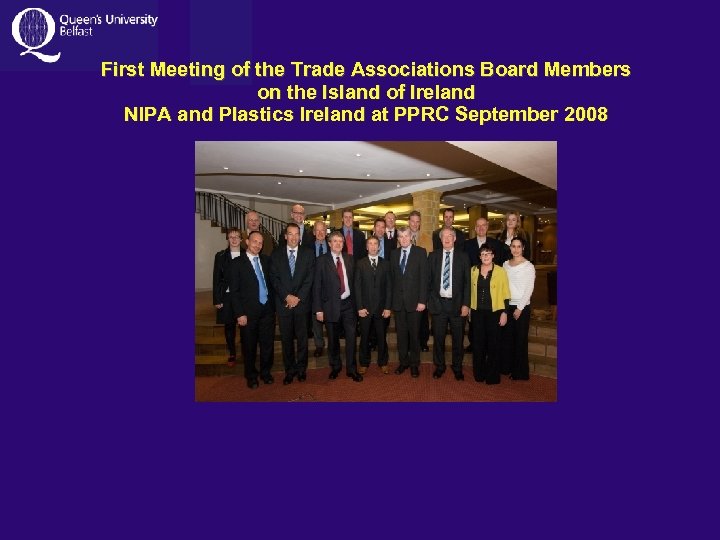 First Meeting of the Trade Associations Board Members on the Island of Ireland NIPA