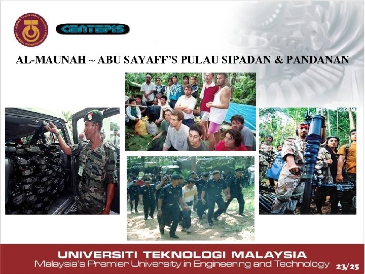 AL-MAUNAH ~ ABU SAYAFF’S PULAU SIPADAN & PANDANAN 23/25 