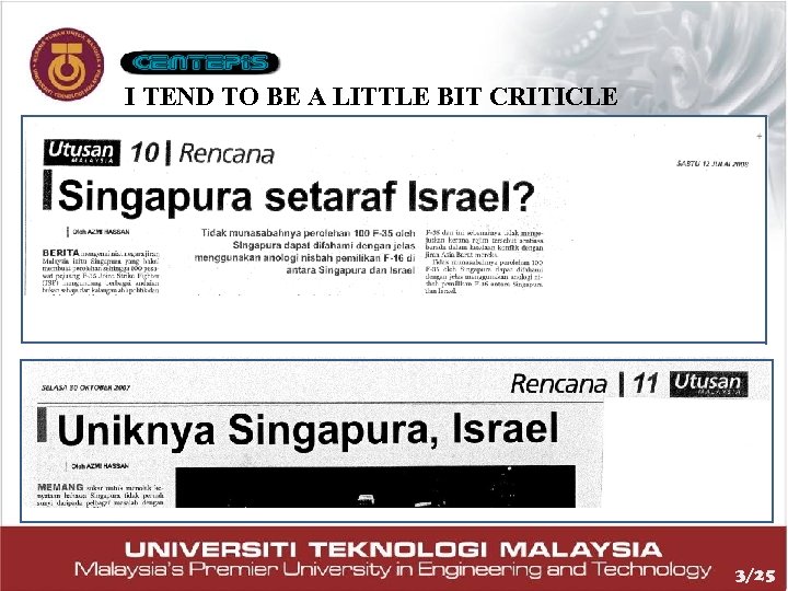 I TEND TO BE A LITTLE BIT CRITICLE 3/25 