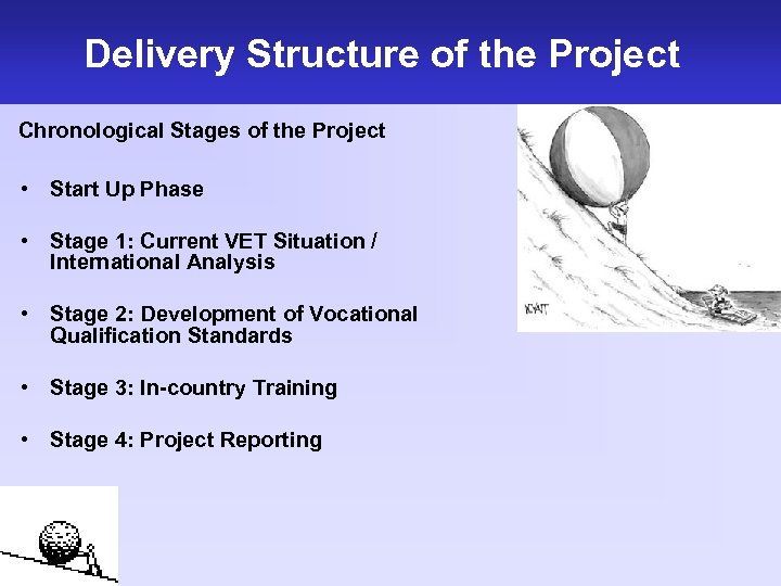 Delivery Structure of the Project Chronological Stages of the Project • Start Up Phase