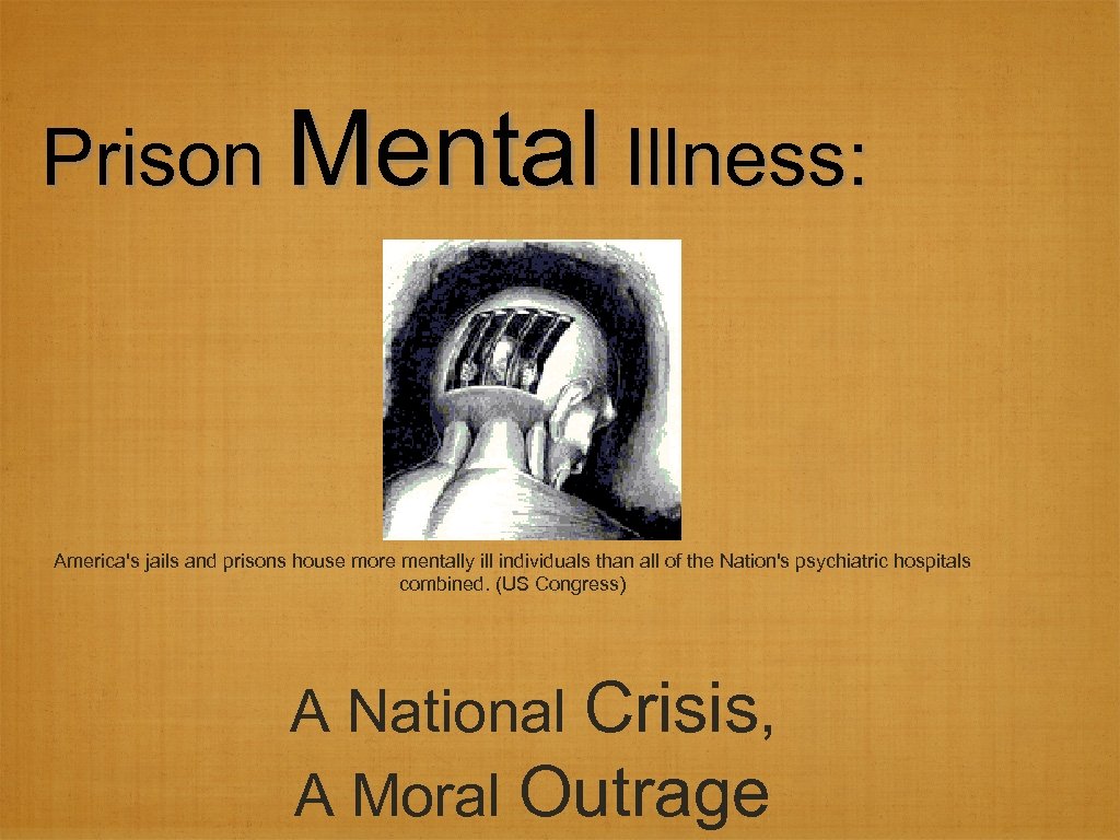 Prison Mental Illness: America's jails and prisons house more mentally ill individuals than all