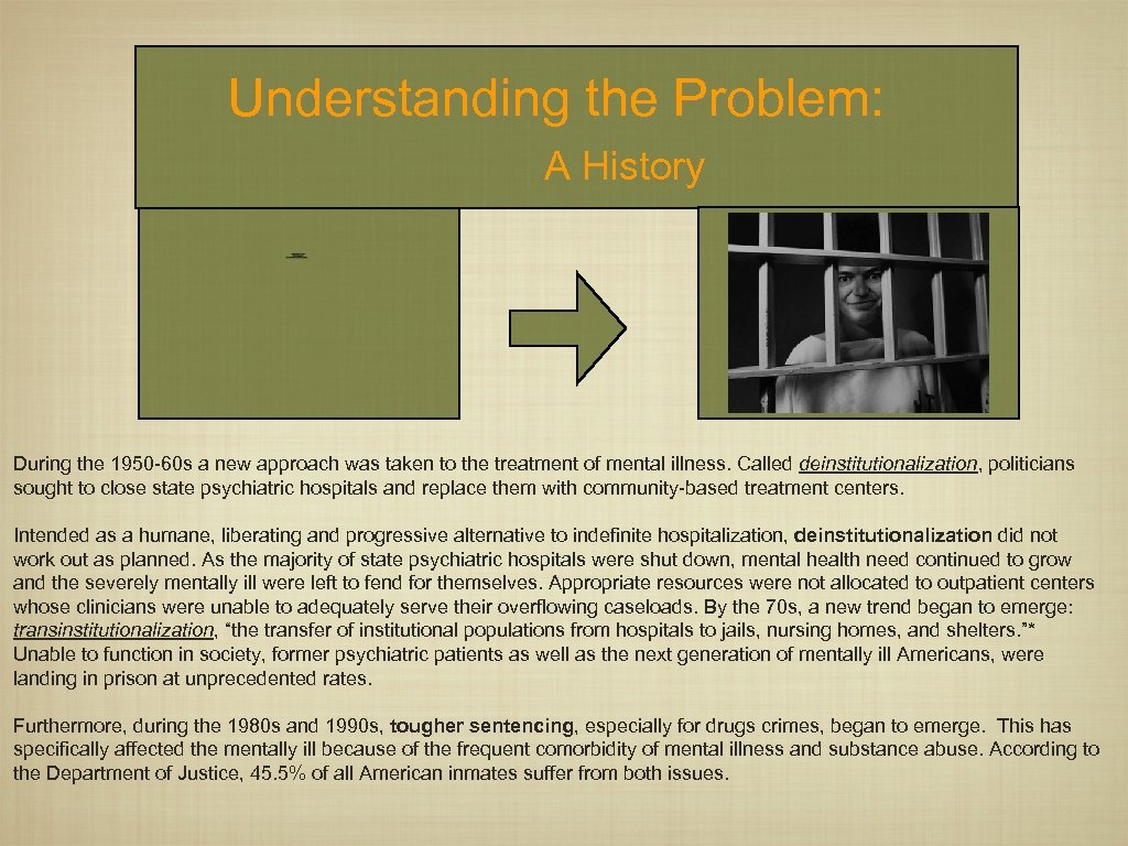 Understanding the Problem: A History During the 1950 -60 s a new approach was