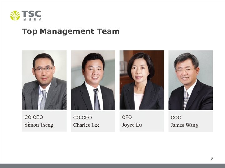 Top Management Team 9 9 
