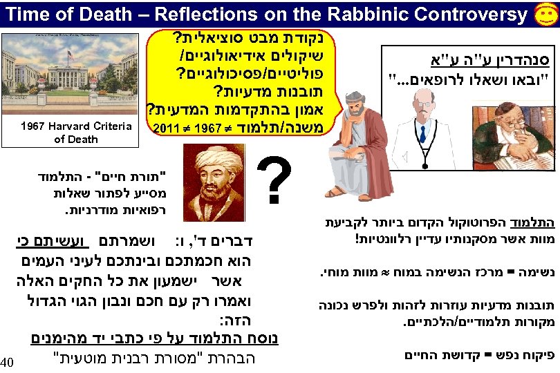  Time of Death – Reflections on the Rabbinic Controversy סנהדרין ע