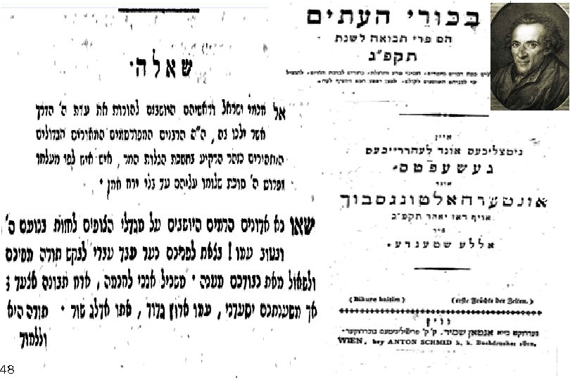 48 Moses Mendelssohn (1729 -1786) 