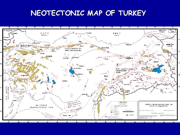 NEOTECTONIC MAP OF TURKEY 