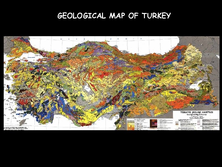 GEOLOGICAL MAP OF TURKEY 